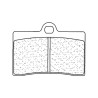 Plaquettes de frein CL BRAKES route métal fritté - 2247A3+