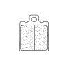 Plaquettes de frein CL BRAKES Racing métal fritté - 2249C60
