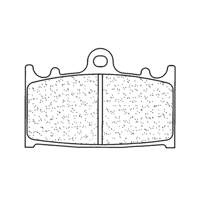 Plaquettes de frein CL BRAKES Racing métal fritté - 2251C60