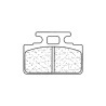Plaquettes de frein CL BRAKES route métal fritté - 2287S4