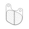 Plaquettes de frein CL BRAKES route métal fritté - 2700A3+