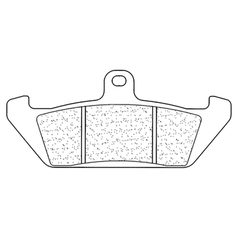 Plaquettes de frein CL BRAKES route métal fritté - 2801A3+