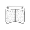 Plaquettes de frein CL BRAKES route métal fritté - 2950XBK5