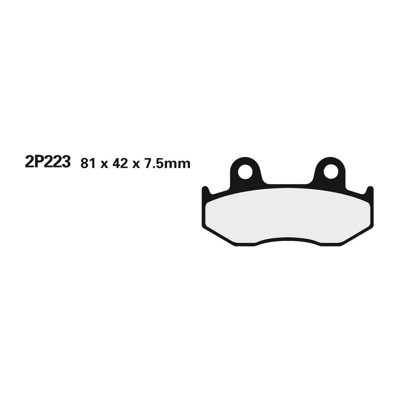 Plaquettes de frein NISSIN Off-Road semi-métallique - 2P-223GS