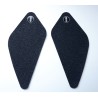 Kit grip de réservoir R&G RACING - noir 2 pièces Kawasaki H2/H2R