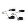 Support de phare LSL Clubman inox universel Ø53mm