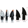 Clignotants BIHR Blade LED long bamboo universel