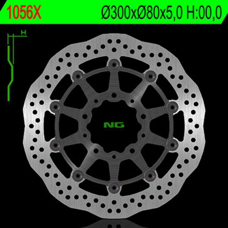 Disque de frein NG BRAKE DISC pétale flottant - 1056X