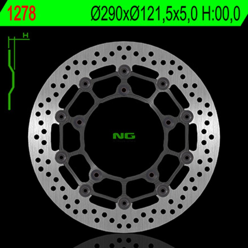 Disque de frein NG BRAKE DISC flottant - 1278