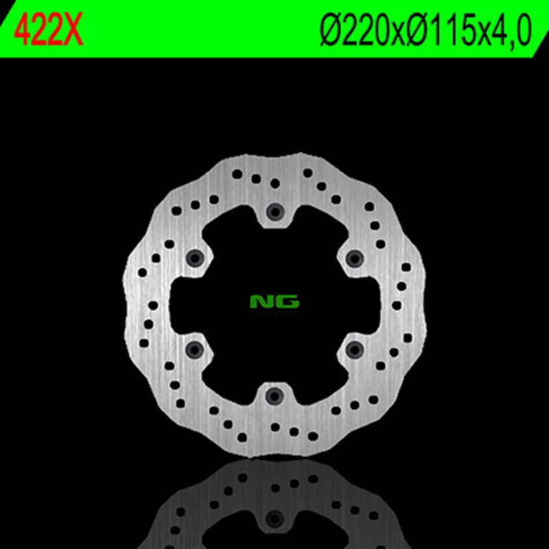 Disque de frein NG BRAKE DISC pétale fixe - 422X