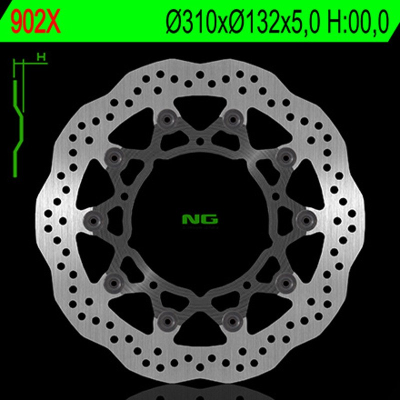 Disque de frein NG BRAKE DISC pétale flottant - 902X