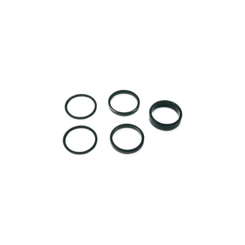 Ensemble de rondelles d’écartement V BIKE de direction a-head 1-1/8'' aluminium noir