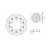 Disque de frein BREMBO Oro flottant - 78B40830