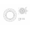 Disque de frein BREMBO Oro fixe - 68B407A5