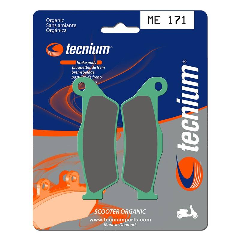 Plaquettes de frein TECNIUM Scooter organique - ME171