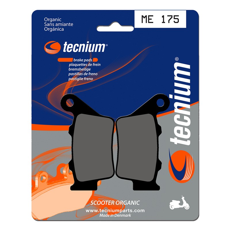 Plaquettes de frein TECNIUM Scooter organique - ME175