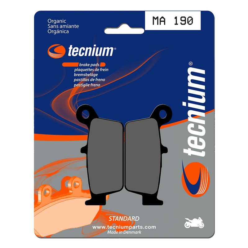 Plaquettes de frein TECNIUM route organique - MA190