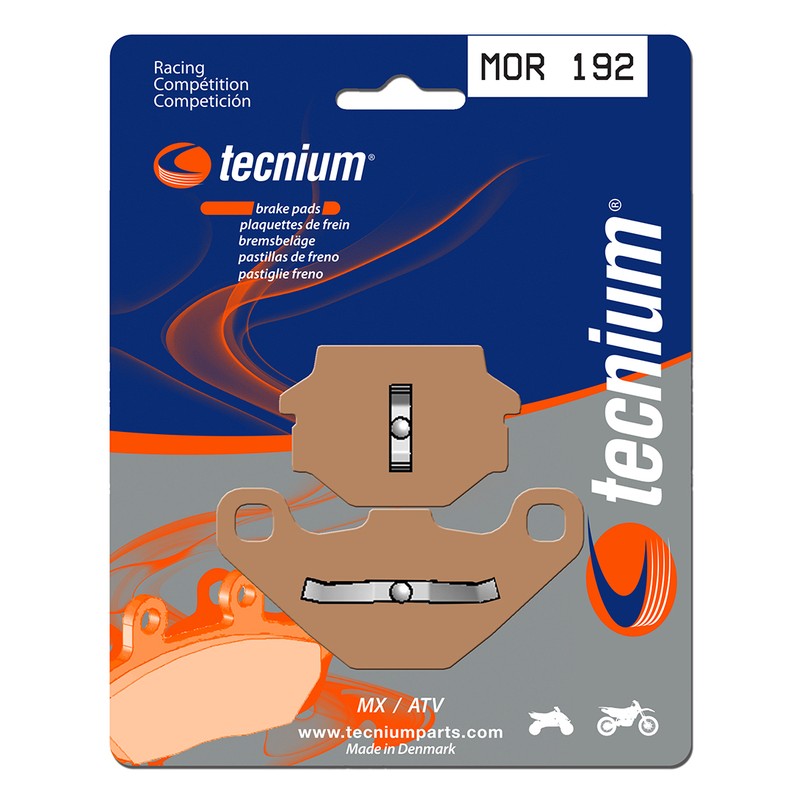 Plaquettes de frein TECNIUM Racing MX/Quad métal fritté - MOR192