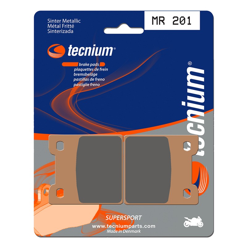 Plaquettes de frein TECNIUM Performance métal fritté - MR201