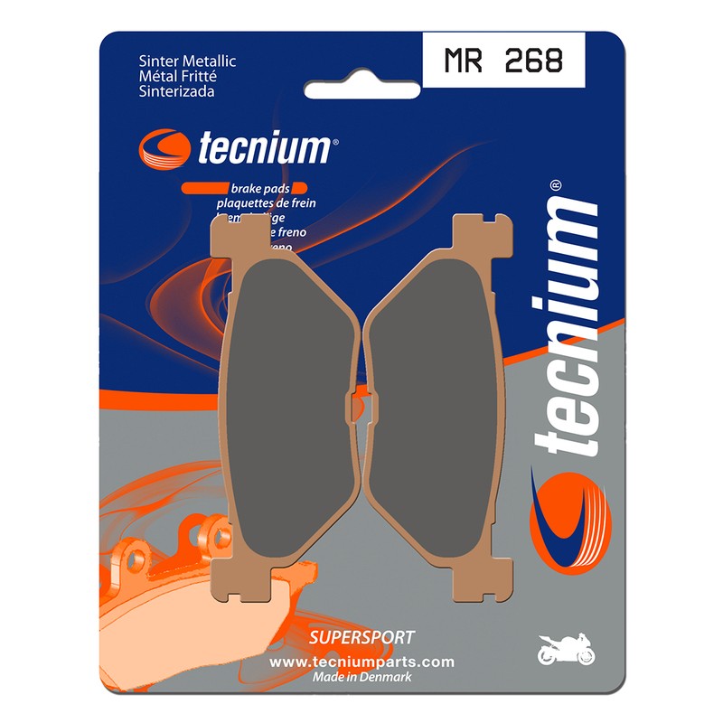 Plaquettes de frein TECNIUM Performance métal fritté - MR268