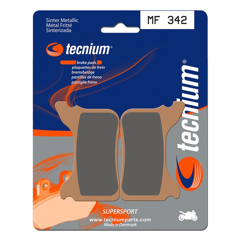 Plaquettes de frein TECNIUM Performance métal fritté - MF342