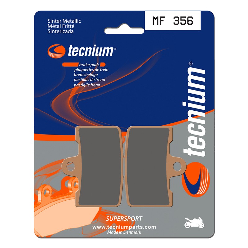 Plaquettes de frein TECNIUM Performance métal fritté - MF356