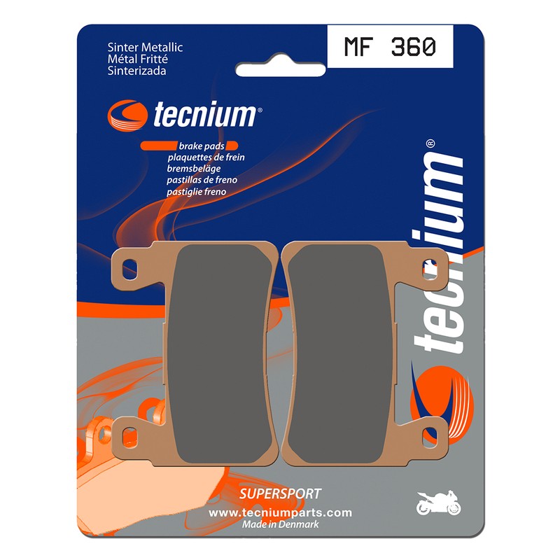 Plaquettes de frein TECNIUM Performance métal fritté - MF360