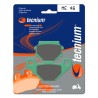 Plaquettes de frein TECNIUM Scooter organique - ME46