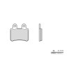 Plaquettes de frein BREMBO Scooter carbone céramique - 07048CC