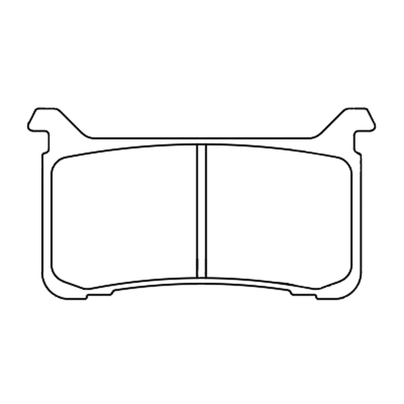 Plaquettes de frein CL BRAKES Racing métal fritté - 1252C60