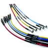 Durite de frein VENHILL argent/raccord inox Honda