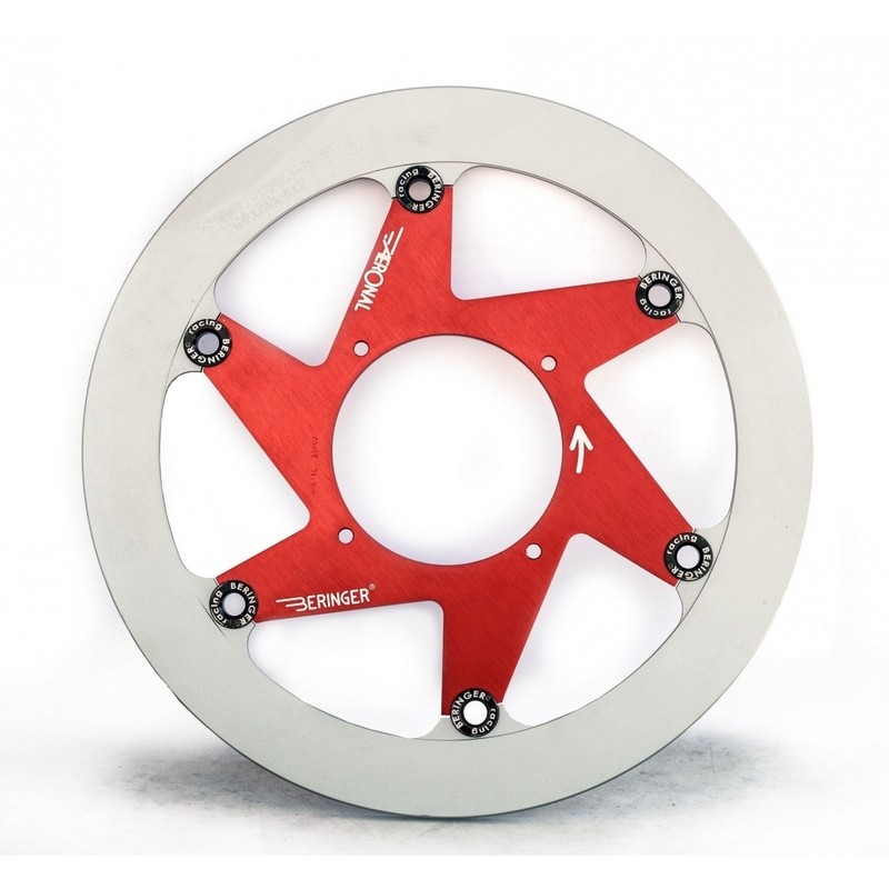Disque de frein BERINGER Aeronal inox flottant rouge - H17LGRI