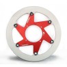 Disque de frein BERINGER Aeronal inox flottant rouge - H17LGRI
