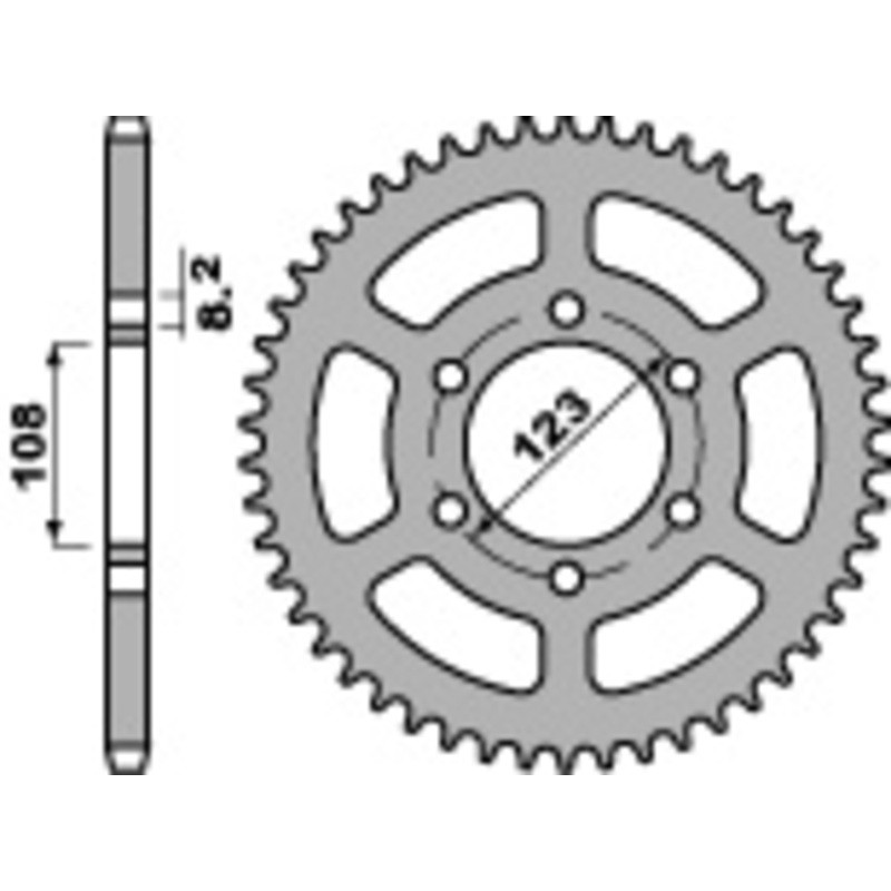 Couronne PBR acier standard 4607 - 428