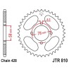 Couronne JT SPROCKETS acier standard 810 - 428