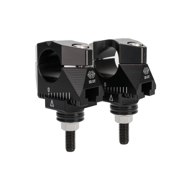 Pontets de guidon GILLES TOOLING 2DGT réglables noir Kawasaki Z800