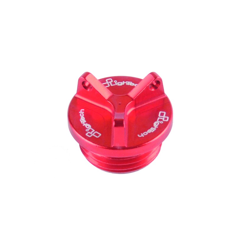 Bouchon carter d'huile LIGHTECH M30 x 1,5 (3 trous) rouge Kawasaki Z800