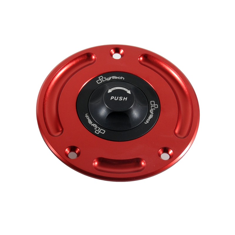 Bouchon de réservoir LIGHTECH noir/rouge 1/4 tour Kawasaki Z800