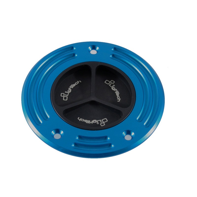 Bouchon de réservoir LIGHTECH noir/cobalt à vis Honda CBR600RR