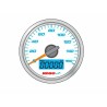 Compteur de vitesse KOSO D48 fond blanc GP Style
