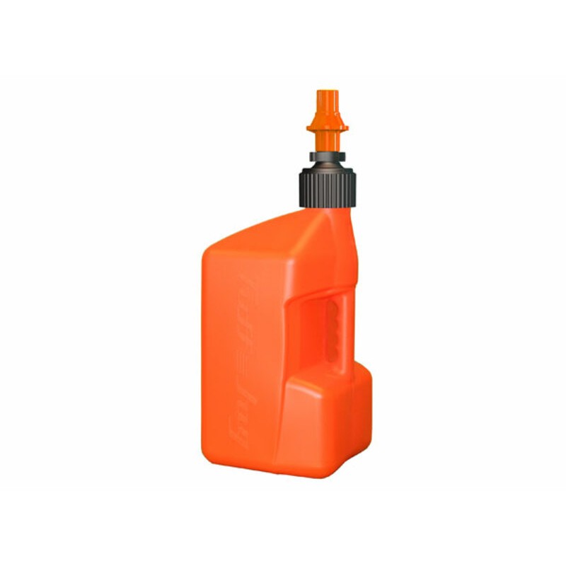 Bidon d'essence TUFF JUG 20L orange translucide/bouchon orange - bouchon remplissage rapide