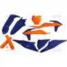 Kit plastiques UFO Edition Limitée orange/bleu KTM SX/SX-F