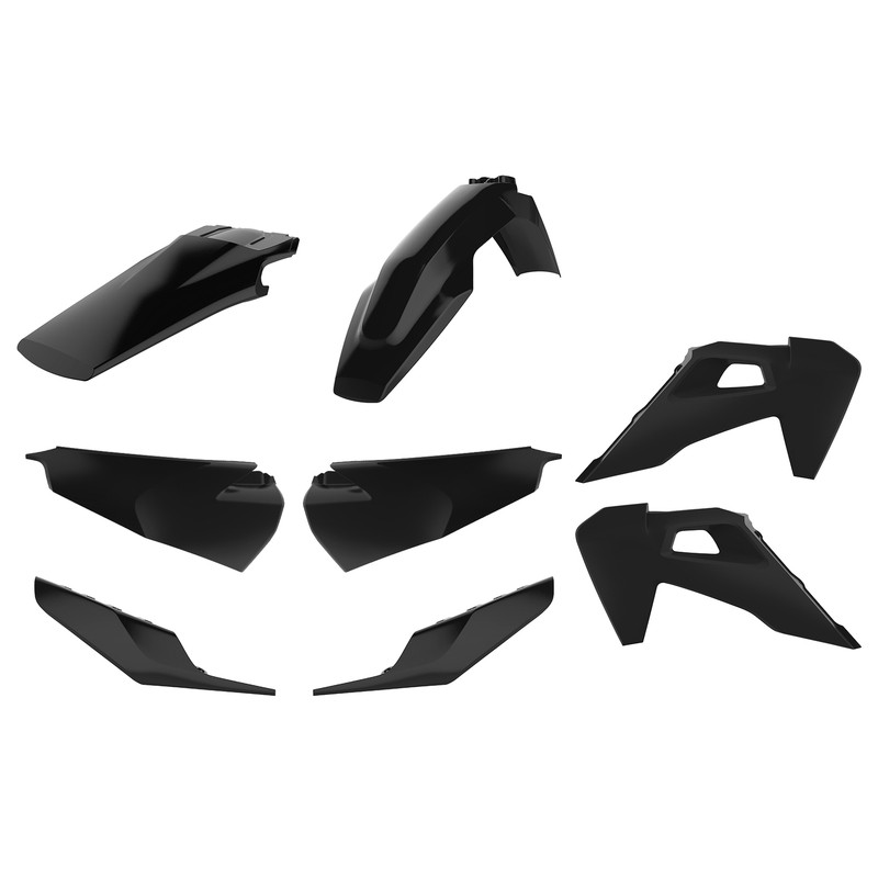 Kit plastique POLISPORT noir Husqvarna TE/FE