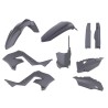 Kit plastiques POLISPORT Restylé gris Kawasaki KX125/250