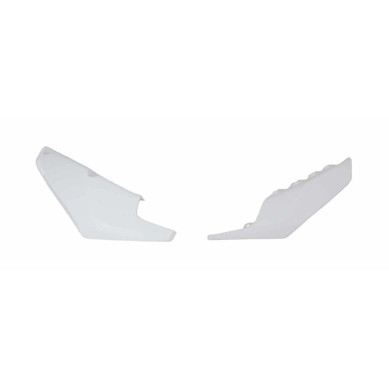Plaques latérales RACETECH blanc Husqvarna TC/FC