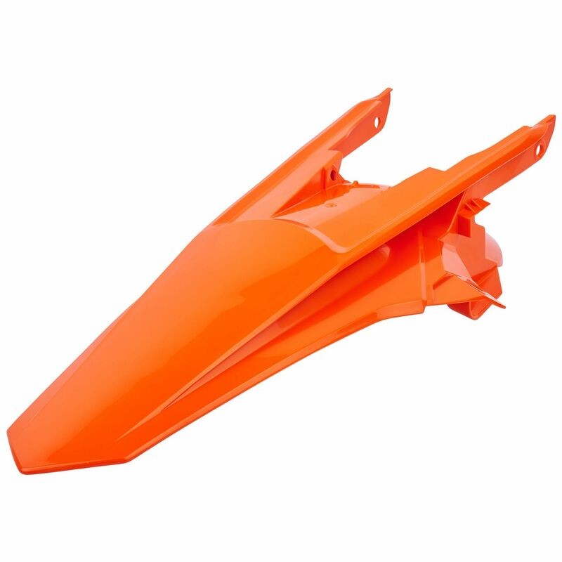 Garde-boue arrière POLISPORT orange fluo KTM