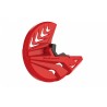 Protection de bas de fourche + disque POLISPORT rouge Honda CRF450/250R