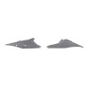 Plaques latérales RACETECH Quantum Grey