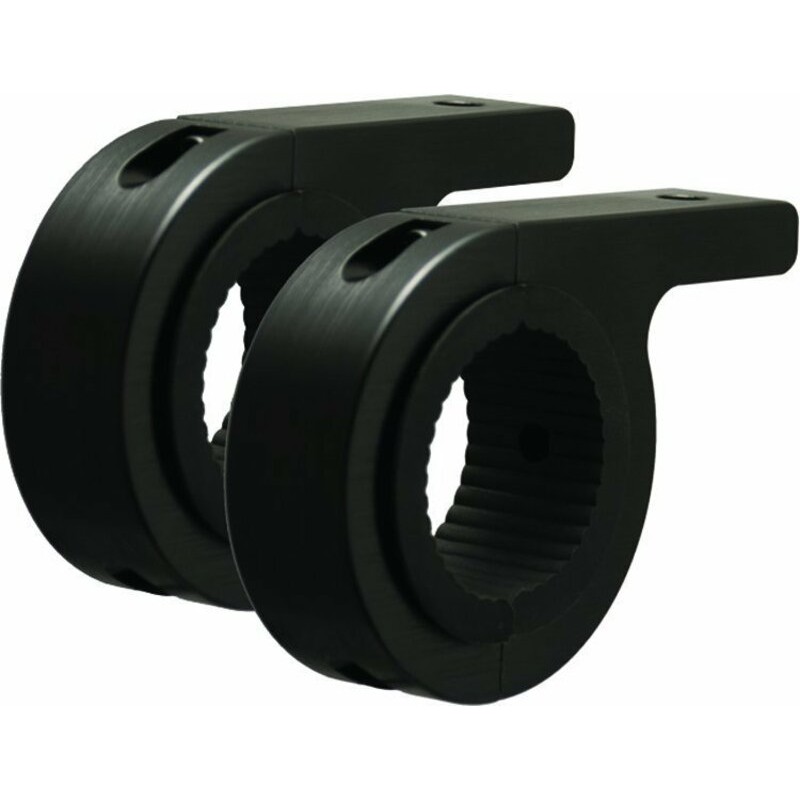 Kit de fixation VISION X tube Ø254mm pour visserie M8 alu noir