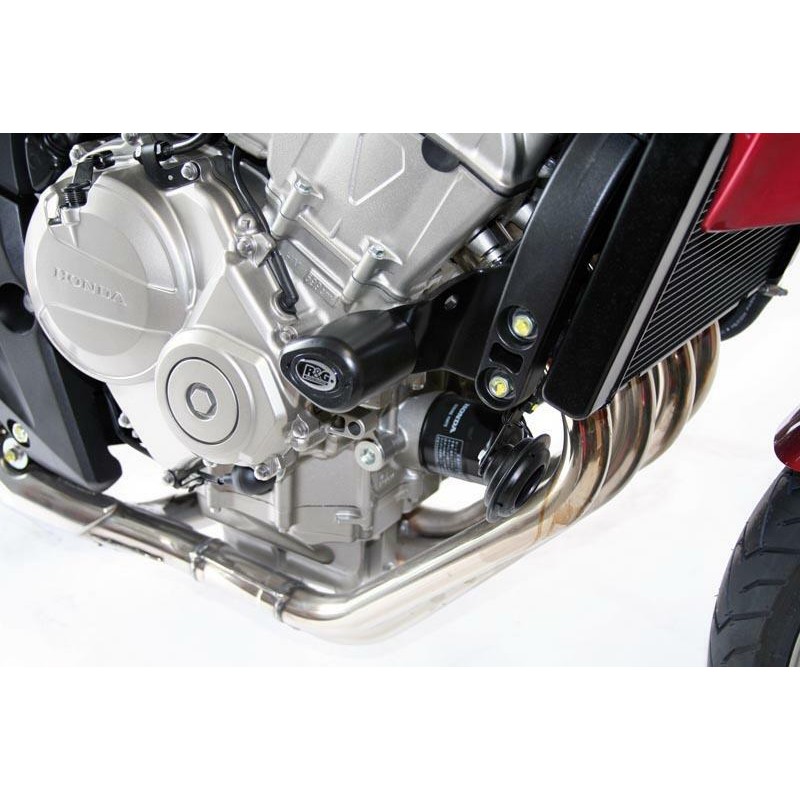 Tampons de protection R&G RACING Aero noir Honda CBF600S